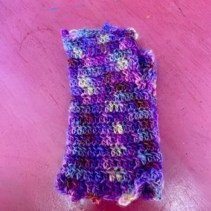 Fingerless Gloves, handyed, wool.